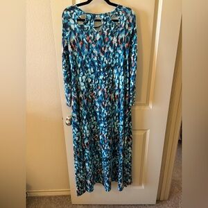 FINAL SALE Soft Surroundings Maxi Dress -Vacation,beach,cruise, summer, art